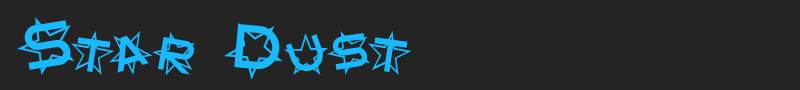 Star Dust font